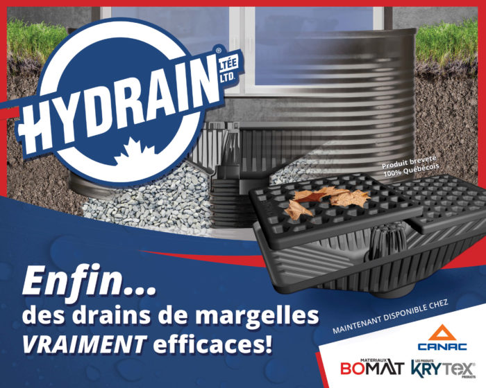 Les drains de margelle Hydrain